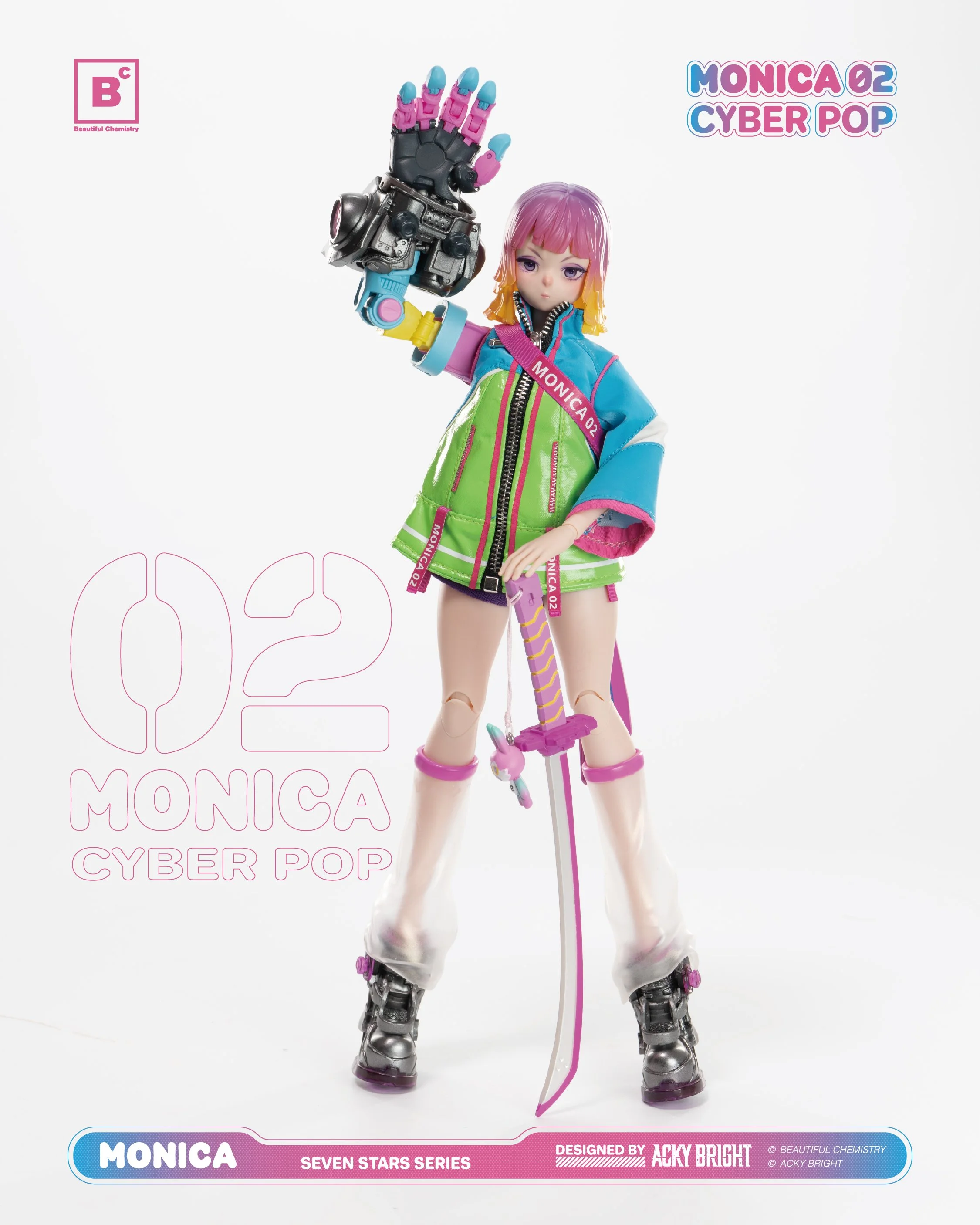 SDCC 2026 Exclusive! Beautiful Chemistry x Acky Bright No.02 Cyber